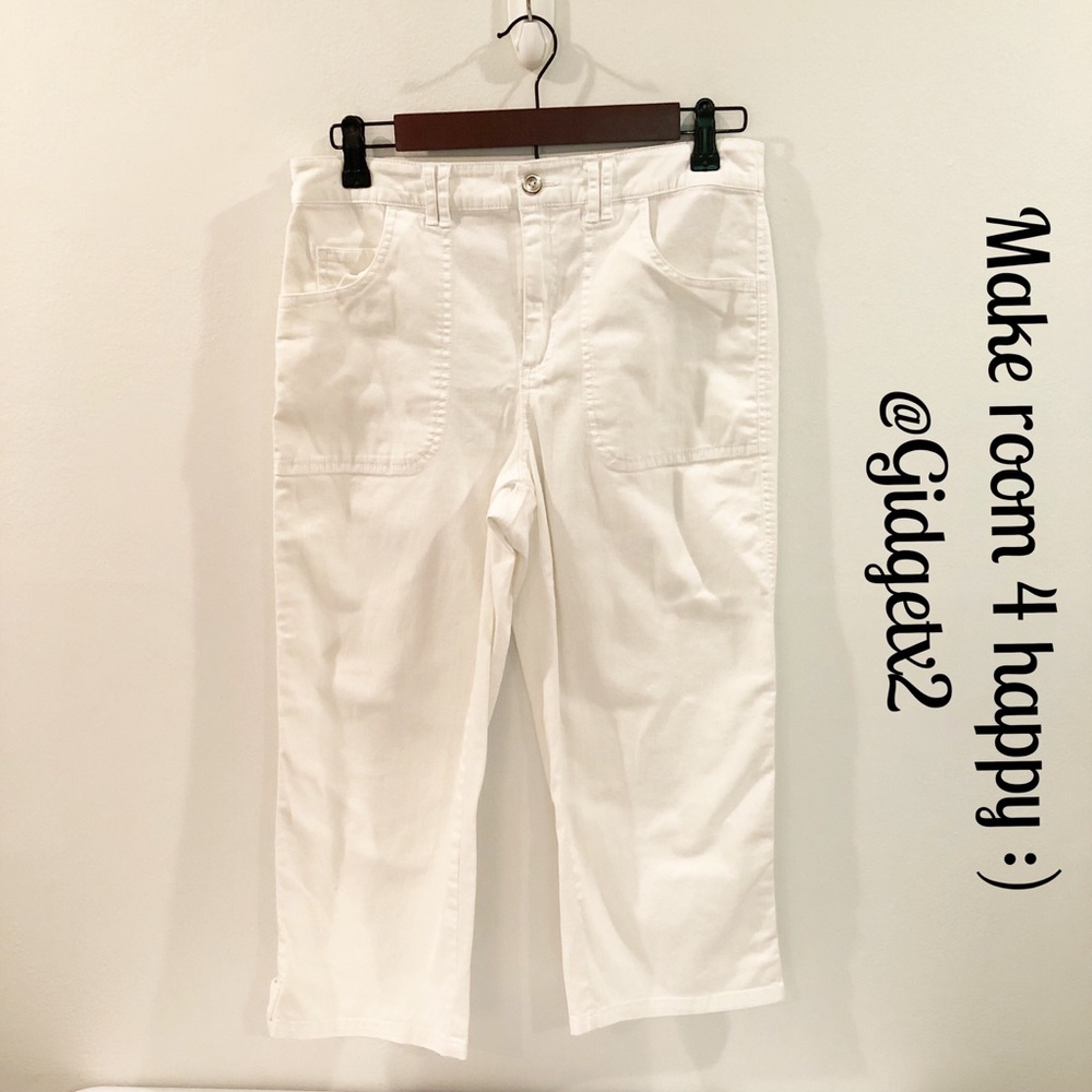 Pappagallo white Capri pants Size 6